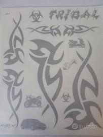 Cartella sticker per auto, moto, cicli  skate etc