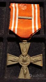 Croce Anzianità Vigili del Fuoco 20 Anni 1942