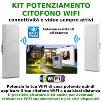 Kit potenziamento CITOFONO WiFi esterno alto segna