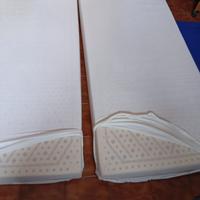 2 materassi singoli con sacco contenitore