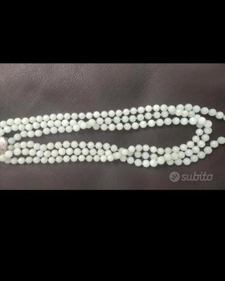 Collana di vera Giada naturale 