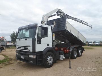 Iveco eurotech 260e31 ribaltabile con gru