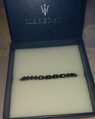 Bracciale MASERATI Uomo Acciaio Originale - Nuovo 