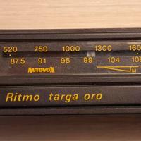 RITMO TARGA ORO FIAT AUTORADIO ORIGINALE EPOCA