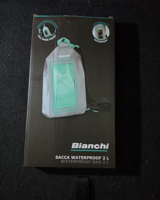 Bianchi: Sacca Waterproof 2L Con Porta cellulare