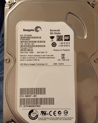 Hdd seagate barracuda 500 gb