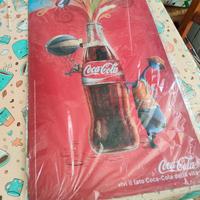 Coca cola targa in alluminio  in buone condizione