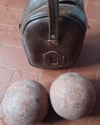 bocce con custodia 