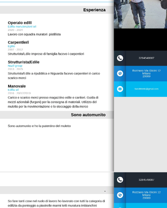 Operaio manovalente edile