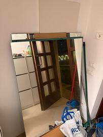 Vetri Specchio 143x85 (circa) spessore 6mm. 5 pz