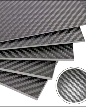 Lastre fibra di carbonio vario spessore