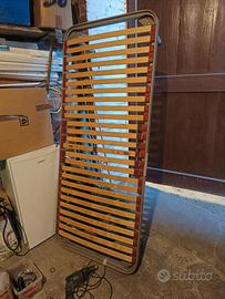 rete a doghe + materasso