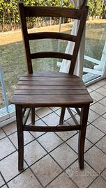 Sedia in legno, arte povera
