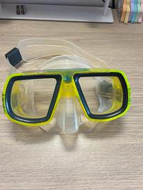 Maschera Sub Seac Sub Gialla