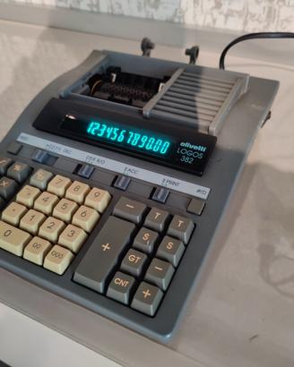 Calcolatrice da tavolo Olivetti Logos 382 Vintage