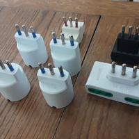 7 prese elettriche varie