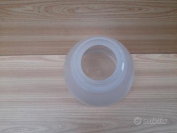 Paralume in vetro per lampadario anni 60/70