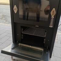 Stufa a legna con forno DEMANICOR
