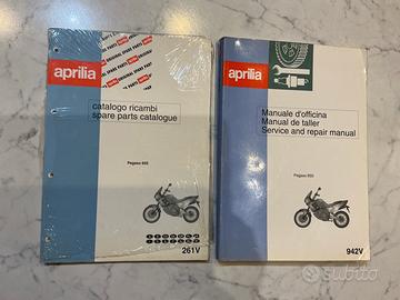 Manuale + Catalogo Aprilia Pegaso 650