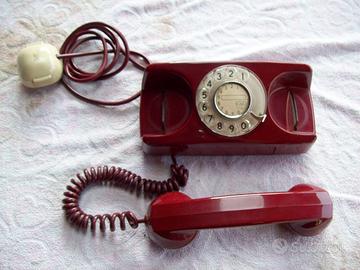 Telefono d’epoca a disco anni 80