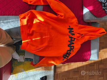 felpa arancione Napapijri 