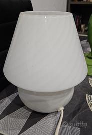 Lampada fungo vetro Murano 
