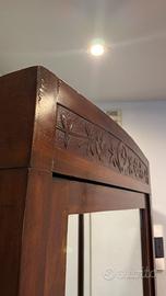 Armadio Antico Liberty a 1 Anta con Specchio