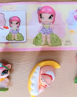 Lotto sorpresine Kinder Pop Pixie Winx