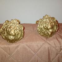 ferma tenda in ottone vintage