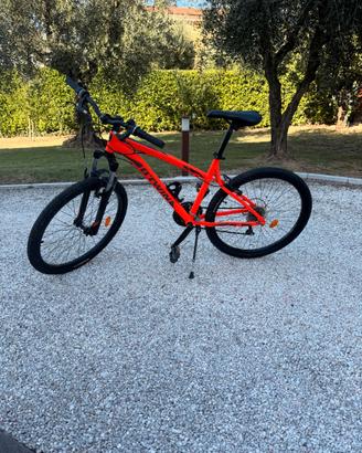 Mountain Bike B'Twin Rockrider 340 Arancione Fluo