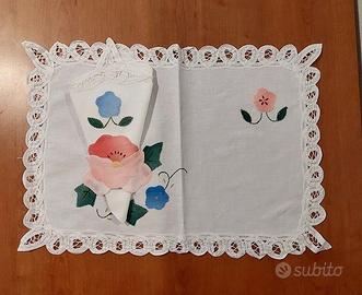 vintage anni '60 tovaglietta americana  cotone