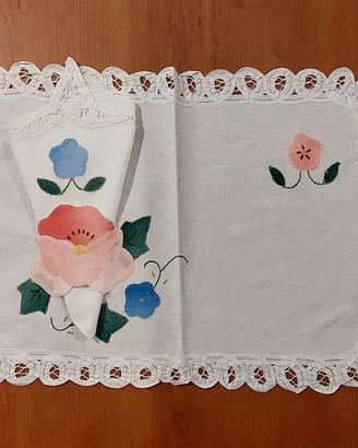 vintage anni '60 tovaglietta americana  cotone