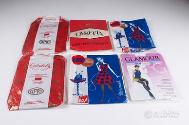 Calze nylon donna vintage anni ’50–’80