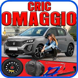 Ruotino Di Scorta 4Fori Da 16 Peugeot 208 Con Kit