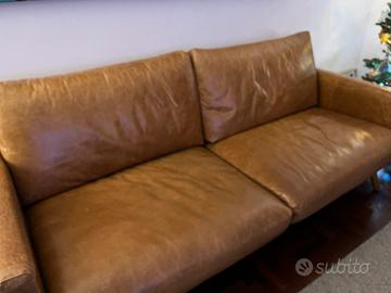 Divano maison du monde in pelle