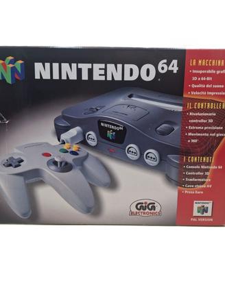 Nintendo 64 N64 PAL ITA Box GIG + Controller