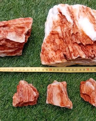 Rocce rosse acquario tropicale neutre arredo