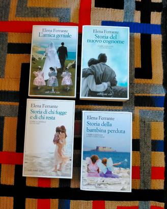Serie completa "L' amica geniale" di E. Ferrante