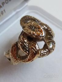 Anello placcato oro 18kt anni 80