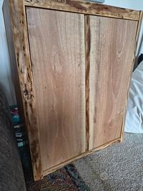 Pensile in legno di noce