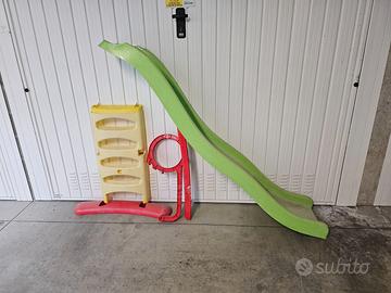 Scivolo doppia onda con attacco per acqua