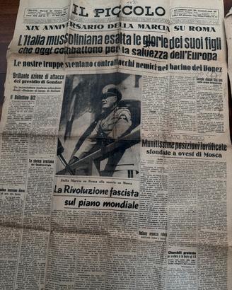 Prime pagine ventennio