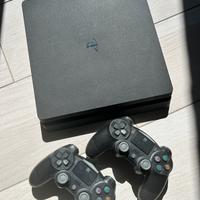 PS4 Play Station 4 slim nera con DualShock