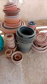 VASI SOTTOVASI PIANTE PLASTICA TERRACOTTA DA ESTER