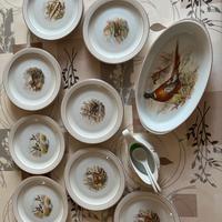 Servizio ceramica selvaggina