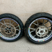 Ruote Yamaha xt600 Motard 120/70 - 160/60 zr 17