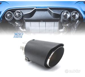 TERMINALE SCARICO UNIVERSALE IN CARBONIO TIPO AKRA