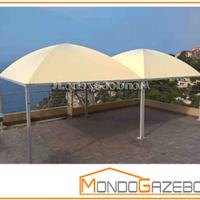 Gazebo Sun Pluvio grondaia nelle travi certificat