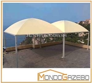 Gazebo Sun Pluvio grondaia nelle travi certificat