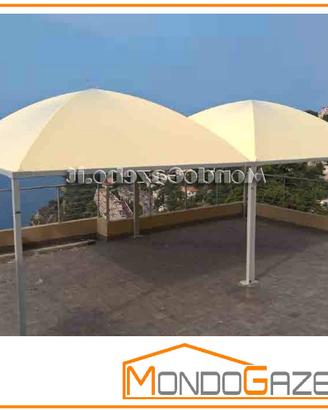 Gazebo Sun Pluvio grondaia nelle travi certificat